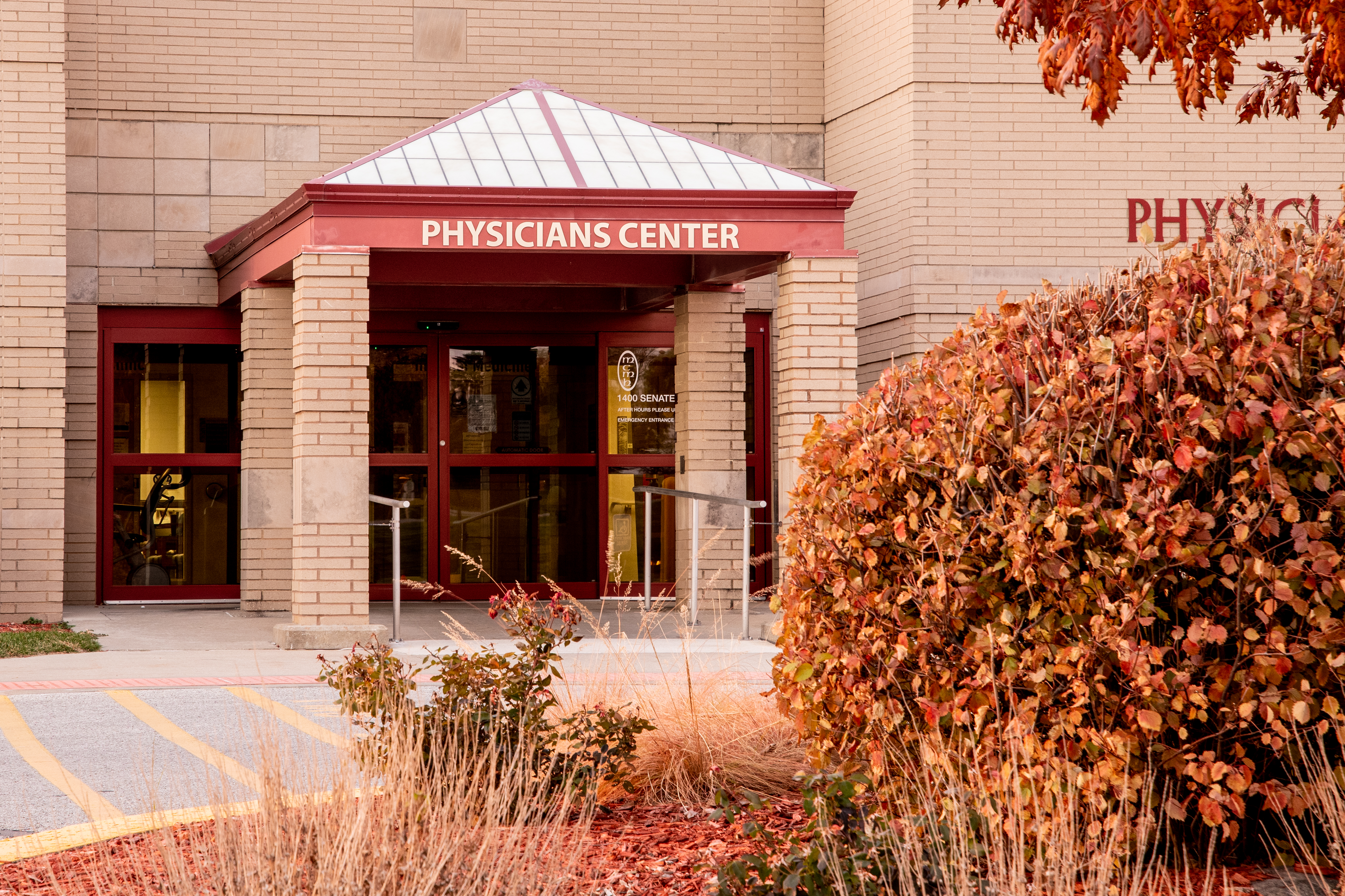 Physicians Center Entrance